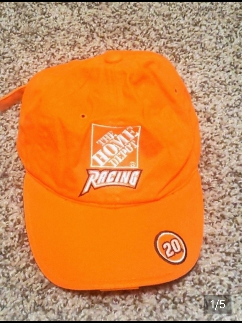 Chase Authentics Orange Home Depot Racing Cap